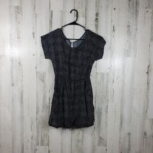 xhilaration black, white summer mini dress women's size small